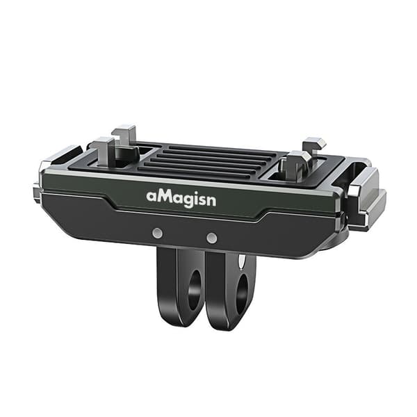 Hurtigudløser Metalbeslag til Insta360 X5/Ace Pro 2, Magnetisk, Sikker, Sort