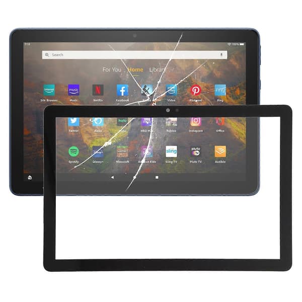 Yttre Glaslins för Amazon Fire HD 10 (2021) T76N2B T76N2P