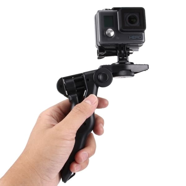Bærbart stativ til GoPro, kompakt kamerastativ, ABS, håndholdt