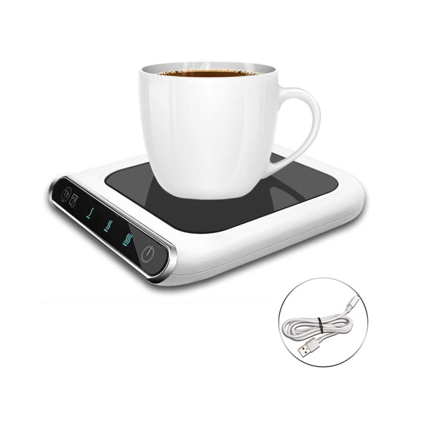 Kaffekoppsvärmare för skrivbord 3-växlar Kaffemuggvärmare med justerbar temperatur