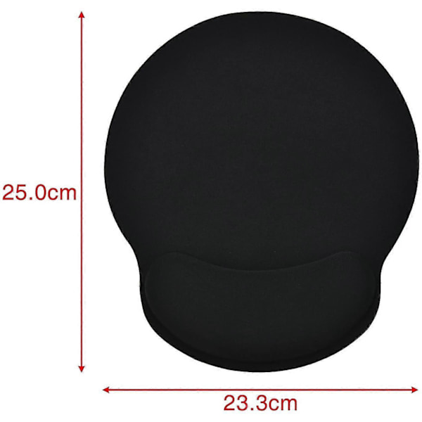 Ergonomiske musematter med håndleddsstøtte | Musematte med håndflatehvile | Musematte gel