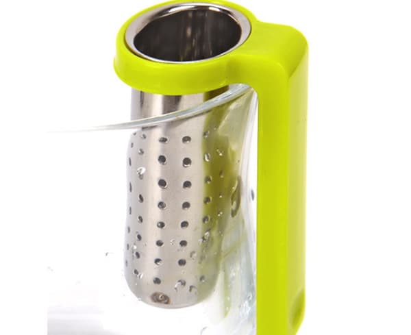Användbara teinfusers Slitbeständigt rostfritt mesh - grönt