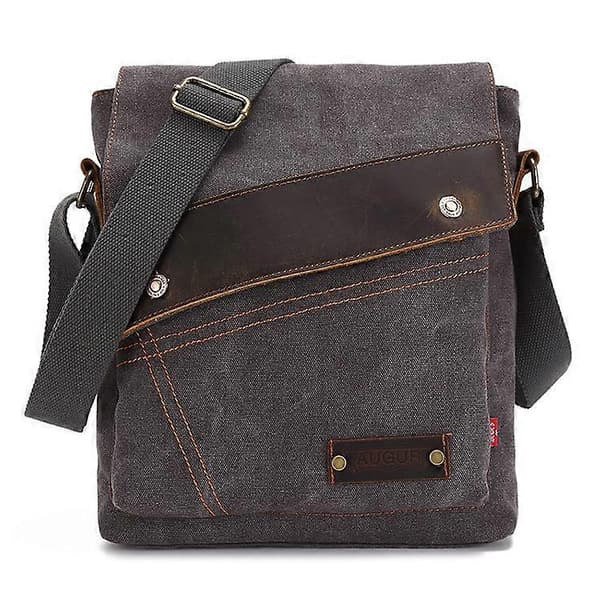 AUGUR Skulderveske i Canvas Grey