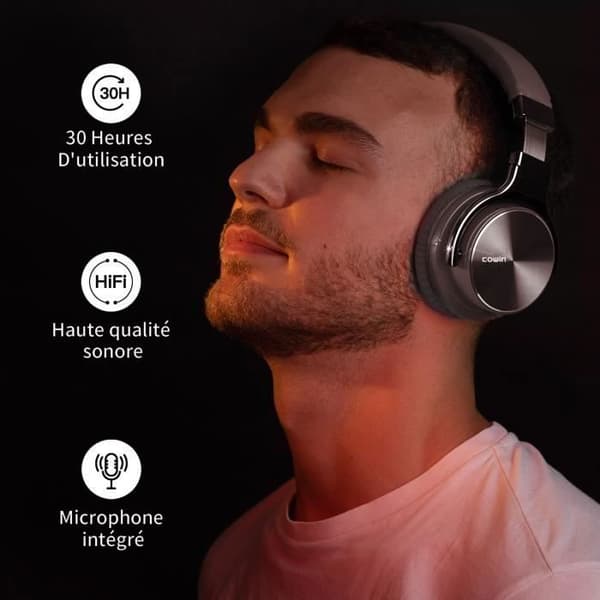 Cowin E7 Pro Bluetooth-hodetelefoner - Trådløst hodebånd - Støyreduksjon