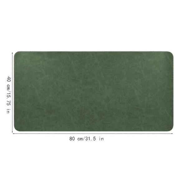Stor Musematte Skrivebordsmatte Gaming Musematte Green