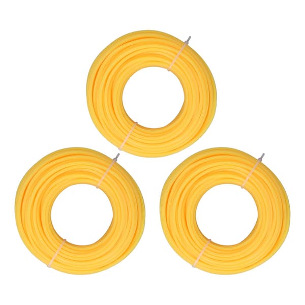 3 ST Stjärnklippningslinje Nylon Gräsklipparlinje Grästrimmerbyteslinje 3 mm Diameter 15 Meter Längd