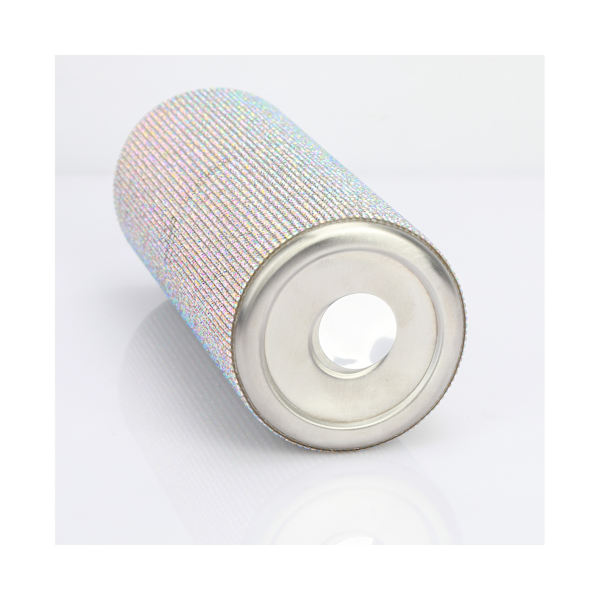 20oz/600ml vattenflaska Creative Läcksäker rostfritt stål Strass dubbade halmkopp Hushållsartiklar - Flerfärgad