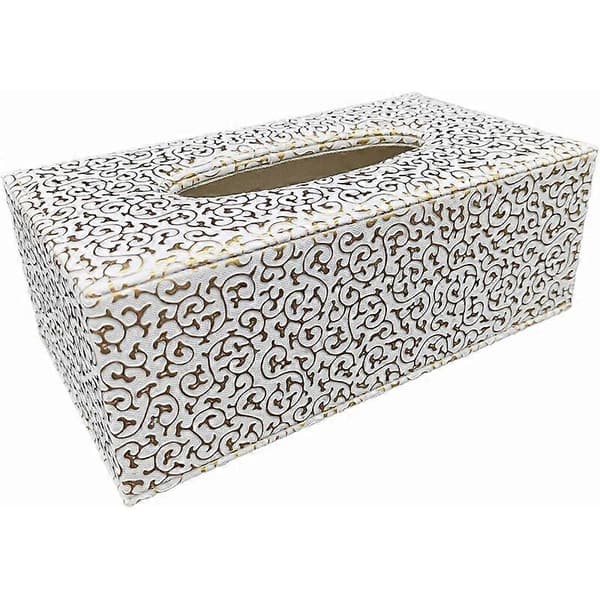 Tissuebox/servettbox/kosmetika, Multifunktionell förvaringslåda i PU-läder