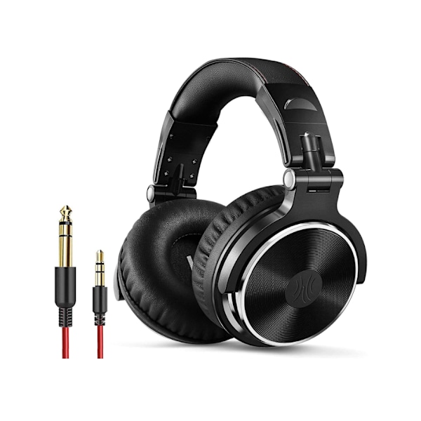 Sort Over Ear Bluetooth Headset Med Støjreduktion-Dugt
