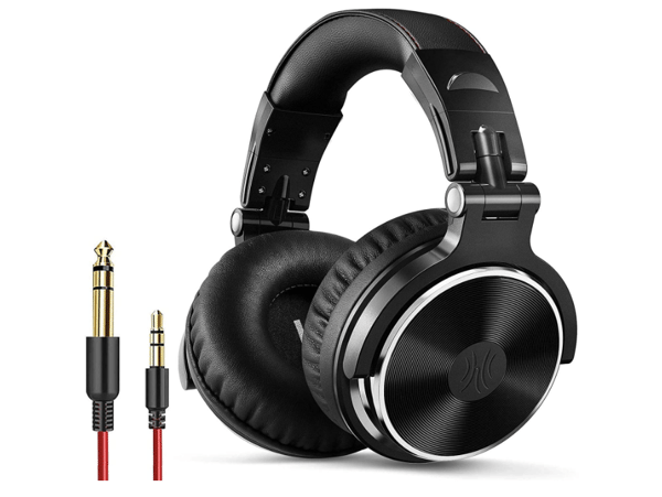 Svarta Over Ear Bluetooth-hörlurar med brusreducering-Dugt
