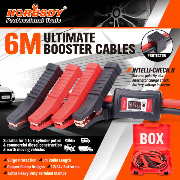 REF-97360 Fordonsnödbatteriklämma med vertikal digital display Vertical Digital Battery Clip