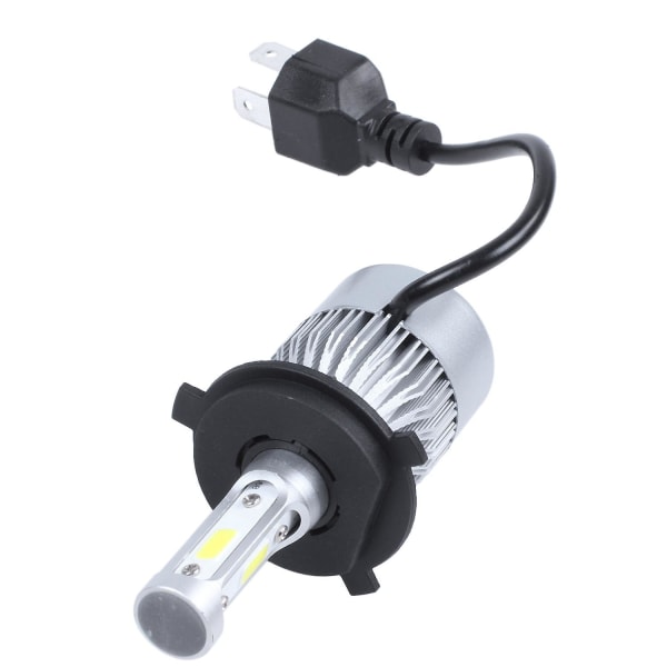 2 X S2 H4 72w 8000lm Led Strålkastare Bil Hi/lo Beam Auto Lampor