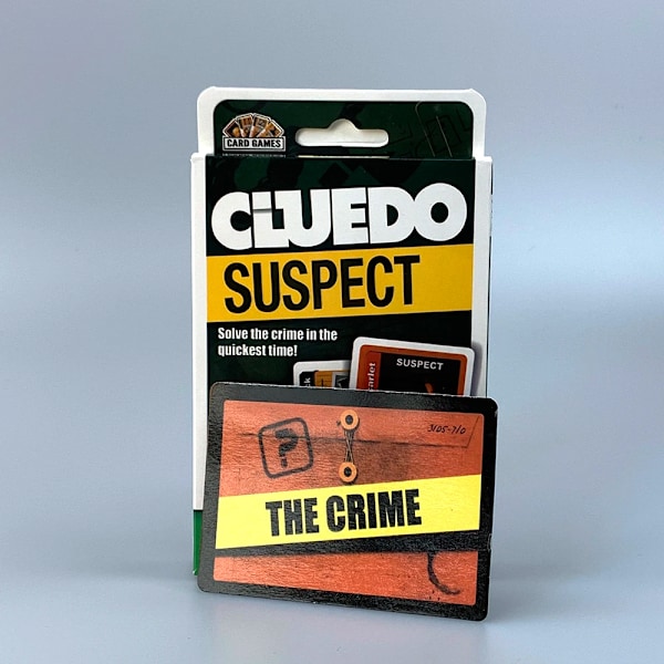 1kpl \"Cluedo\" Hauska Strategiakorttipeli, Juhlapelilauta, Perheen Kokoontumispeli Kortti Interaktiivinen Moninpeliviihdekorttipeli