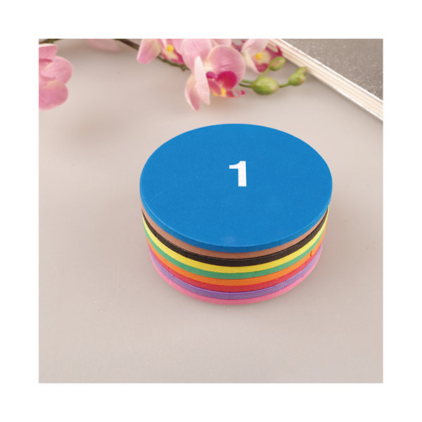 51 st/set nummerblock kreativa matematikinlärning EVA bråk aritmetikleksaker för barn