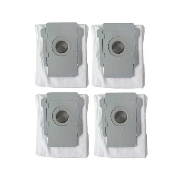4 stk. støvsugerpose erstatning for S9 I7 I7+ E5 E6 robotstøvsamler reservedeler Grey