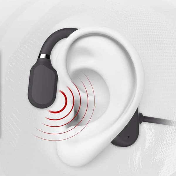 Knogleledning Bluetooth-headset med mikrofon til sport - Dugt