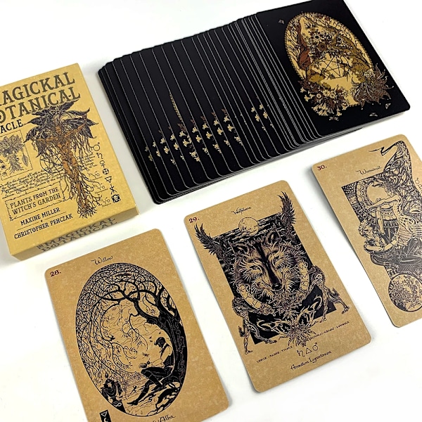 The Magickal Botanical Oracle Cards : Växter från Häxans Trädgård Använder Den Djupa Visdomen Från Naturvärlden