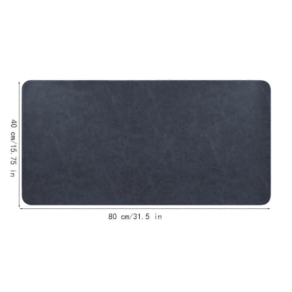 Stor Musematte Skrivebordsmatte Gaming Musematte Blue