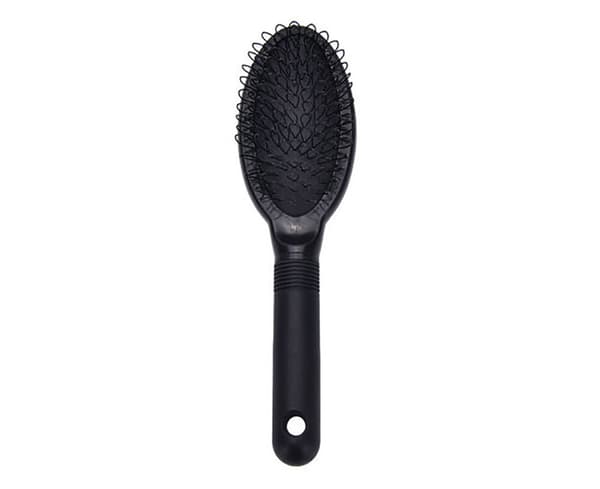 Kvinnors hårförlängning hårborsteögla för Silikon Micro Ring Fusion Bond-Black
