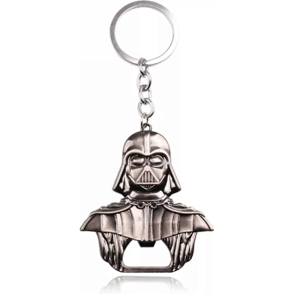 Darth Vader Flasköppnare som Nyckelring, Blank Svart, för Hemmabaren & på Resan - Rolig Present till Star Wars-Fans