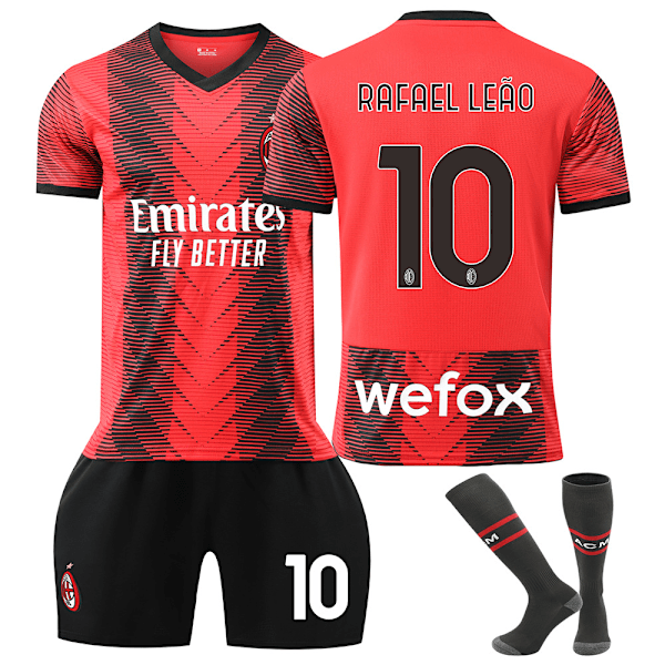 2324 säsong AC Milan hem RAFAEL LEAO tröjset med strumpor