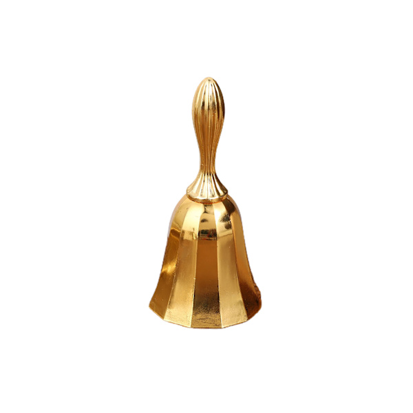Novel Dinner Handbell Zinklegering Solid Dekorativ Middag - Gyllene