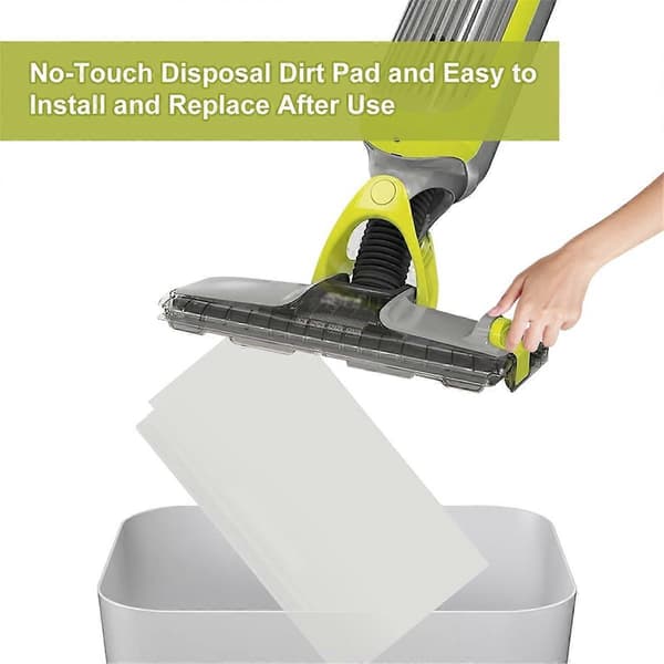 10-pack Ersättningsmoppdynor för VACMOP VM252, Sladdlösa moppdynor för VACMOP White