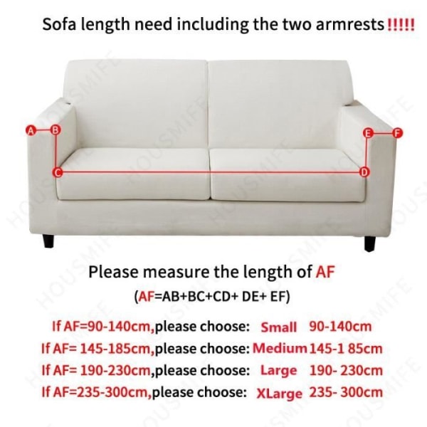 Enfärgad Stretch soffa och fåtölj Cover för vardagsrum (90-140 cm) 1 st Lila