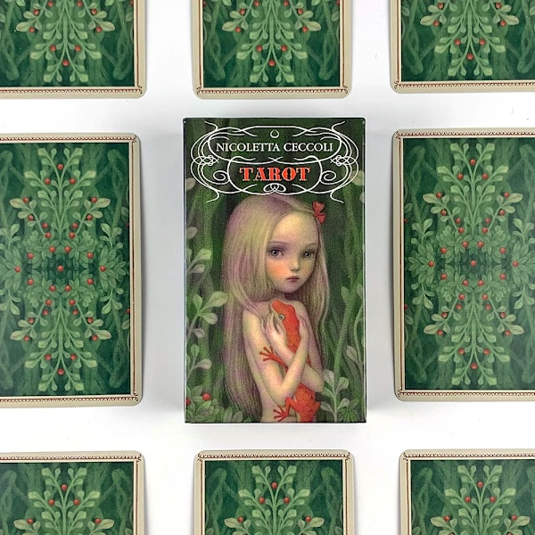 Nicoletta Ceccoli Tarotkort Et 78 Korts Oracle Engelsk Visions Divination Edition Brettspill For Familieselskap
