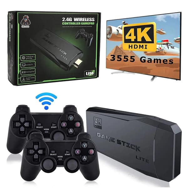 M8 Håndholdt Spillekonsol, 5.0\" Skærm, Trådløs Controller, Retro Gaming
