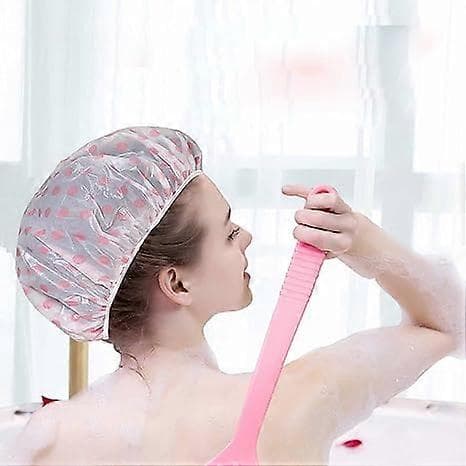 6 stk Dusjhetter Vanntett Elastisk Gjenbrukbar Badehette Vanntett EVA Plast Dusjhette