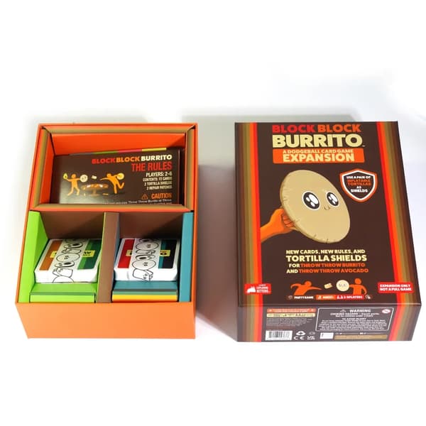 Selskapsspill Exploding Kittens Block Burrito Brettspill Kast Burrito