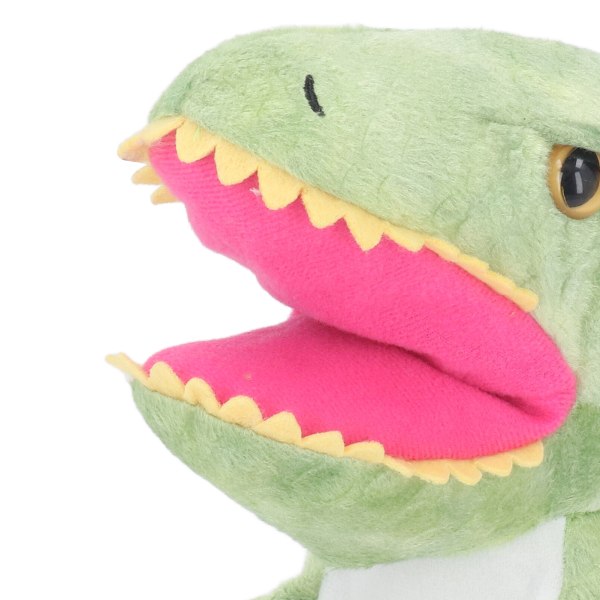 11,8 tommers Pløydinosaur Hånddukke Bevegelig Munn Myk Dinosaur Dyr Hånddukke for Barn Voksne Grønn