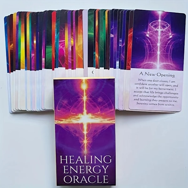 54 Kort Oracle Deck: Lås Op for Din Indre Visdom med Helende Energi Spådomsspil