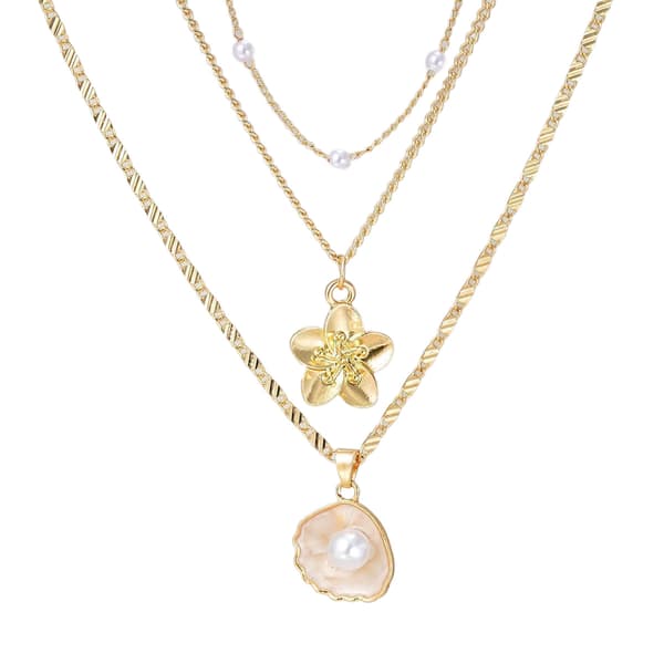 Faux Perle Zircon 20 Par Ørestik Sæt 6495401HB