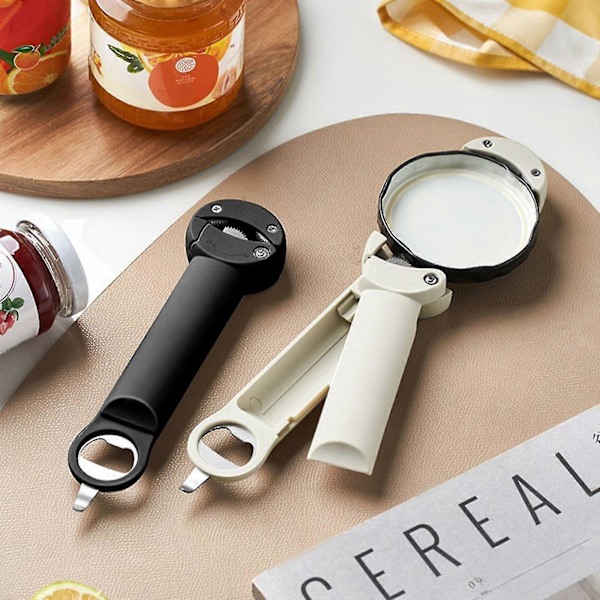 3-i-1 Multifunktionell Utdragbar Burkflasköppnare Pop Tab Öppnare Extra Flaskkapsylöppnare blue