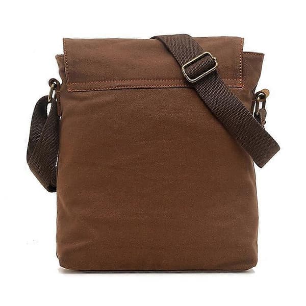 AUGUR Skulderveske i Canvas Army Green