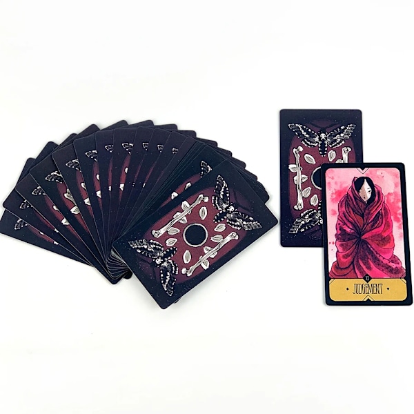 The Sasuraibito Tarotkort 78 stk Tarotkort Engelsk Visions Divination Edition Brettspill for underholdning og fest