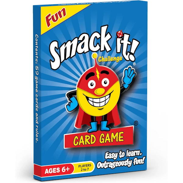 Arizona GameCo Smack it! Kortspel för & Familjer – Roligt och Lätt att Lära sig för Pojkar eller Flickor 6-12 År