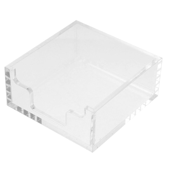 Akryl Tissuebox Transparent Restaurang Servett Tissue Hotell Tissuebox Transparent 10X10X4.5CM