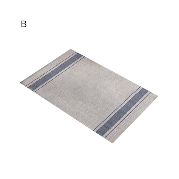 Minimalistisk bordstablett Halkfri miljövänlig randig design bordsdyna Hushållsartiklar-B unikt värde