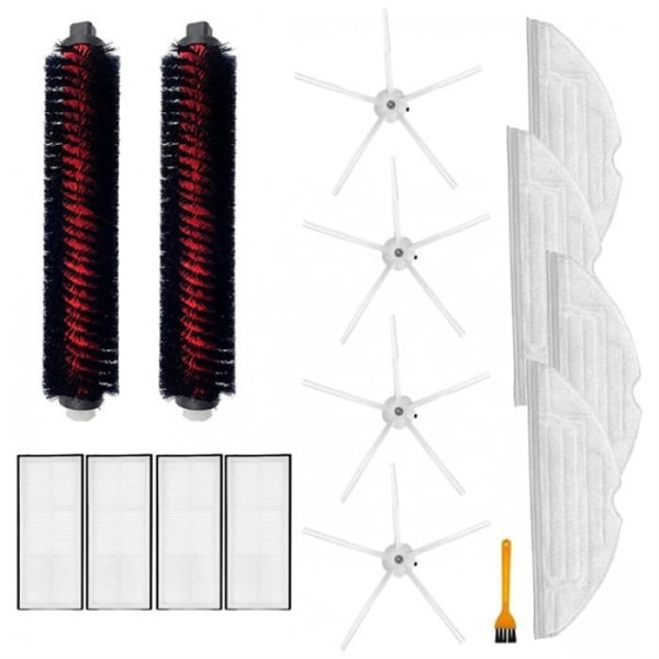 Rullsidoborstefiltertillbehör för Xiaomi Roborock S7 Maxv Ultra S7 Pro Ultra G10S G10 Ersättningsdelar för