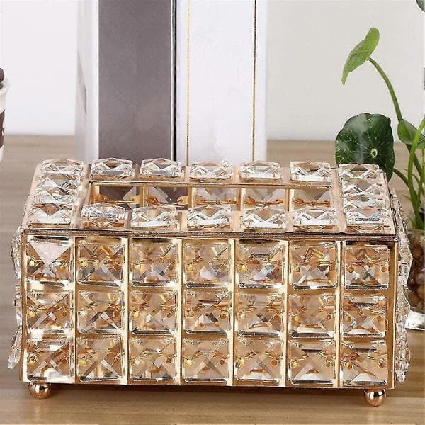 Ansiktsvevboks Våtvevboks Rhinestone-vevboks for hjem, hotell, bil