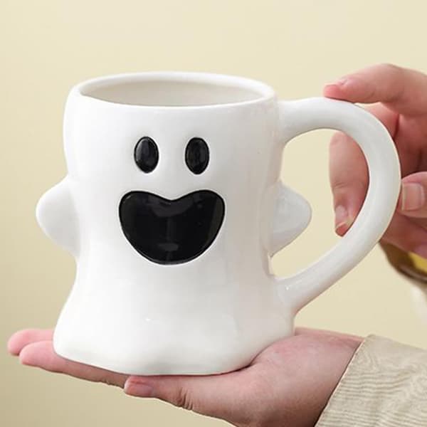 Halloween kaffemugg, 400 ml keramikmugg, alternativ A