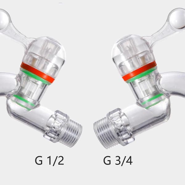 PC Transparent Plastkran Universal Pip Kran Kökstillbehör G 1-2