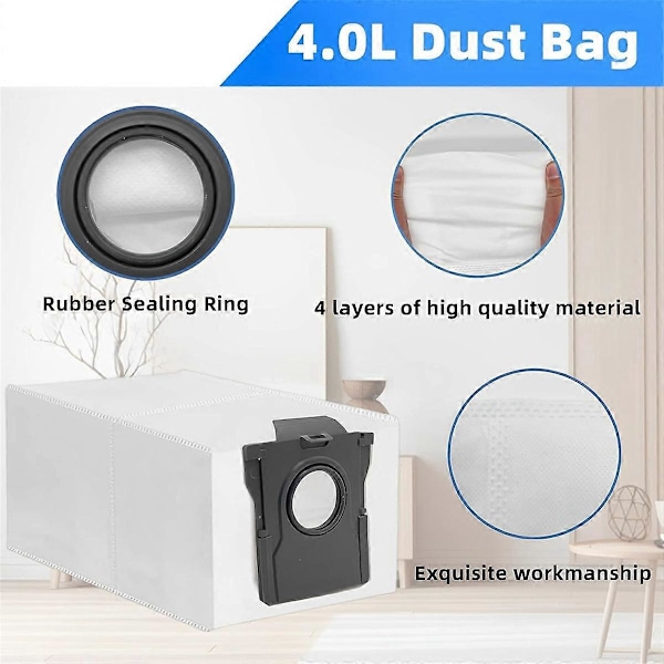 För Dreame D10 Plus Gen 2 Robotdammsugare RLD32GD Tillbehör Huvudborste Sidoborste Hepa Filter Mopp C As Shown