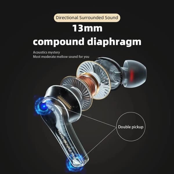 \"Trådløse Bluetooth-hovedtelefoner, In-ear - Sort\"