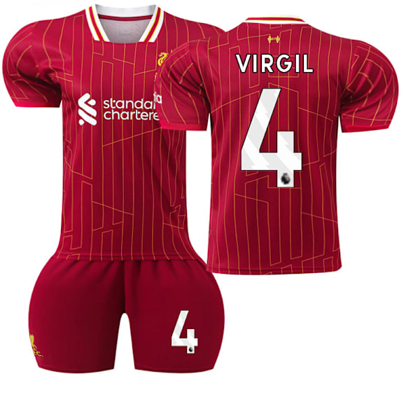 2425 Liverpool Hemmafotbollströja VIRGIL Tröja 16(90-100cm)