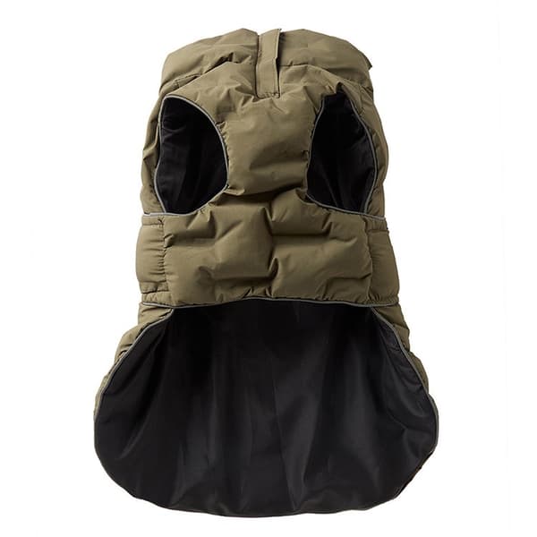 Vinterhundejakke, varm dunjakke for mellomstore og store hunder, vindtett, kuldesikker, polyester Red L-Dz310