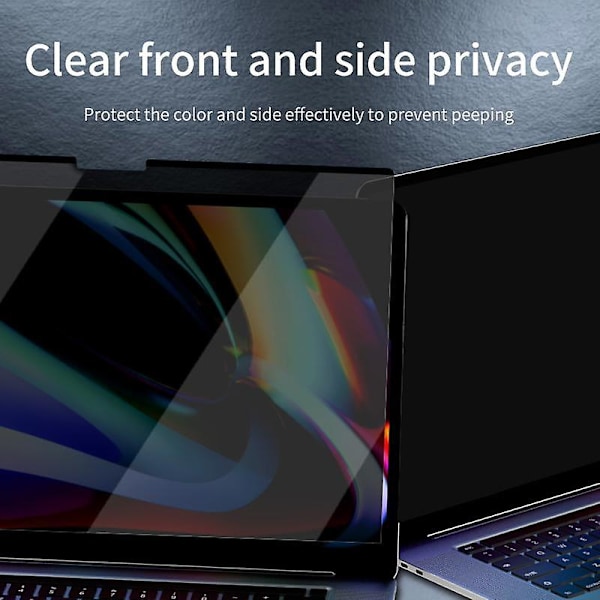 Anti-Spy Hærdet Glas Skærmbeskyttelse til MacBook Pro 15.4 tommer med Retina Display (2013) Model A1398